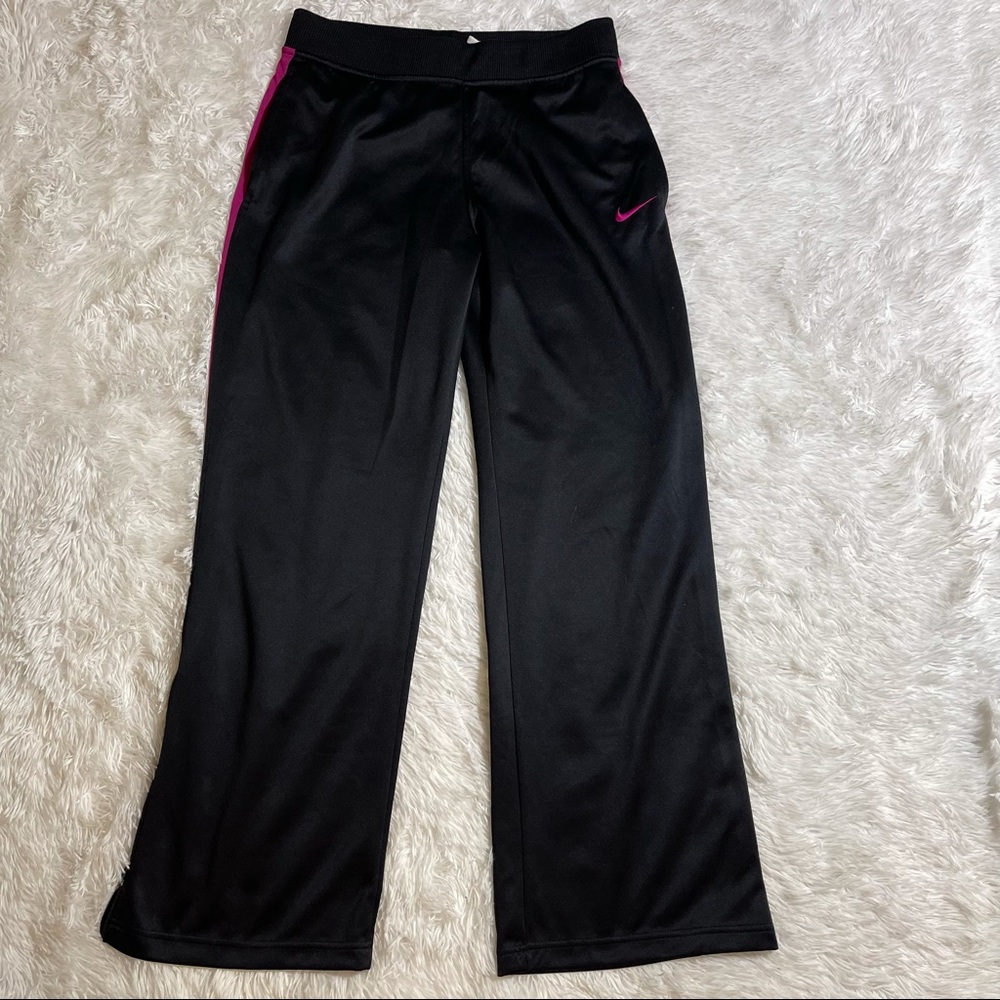 Nike Dry Fit Women’s Black And Pink Athletic Sweatpants